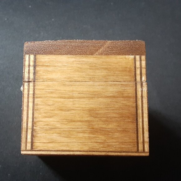 NEW!! Handmade Wood Trinket/Jewelry Box with Lid and Latch - Newly Made!! - Picture 5 of 12